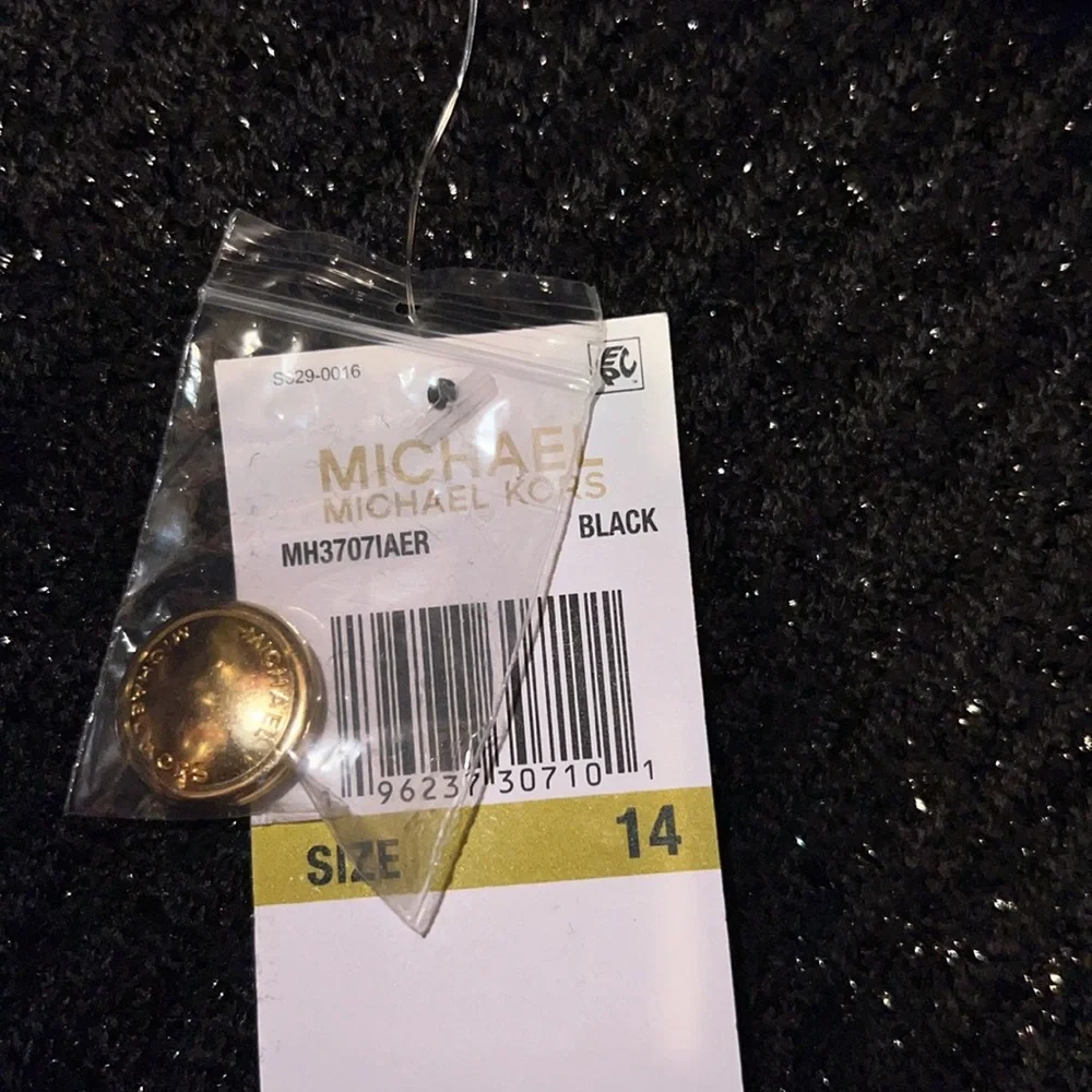 NWT MICHAEL KORS High-Waisted Tweed Mini Skirt Size 14 - Picture 9 of 14